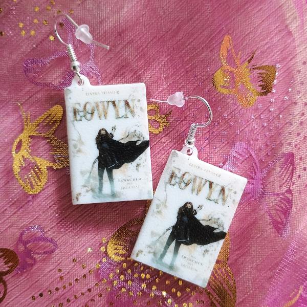 Exklusive Buch-Ohrringe "Eowyn"